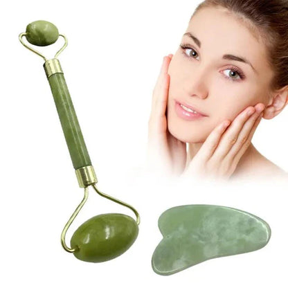 Flawless Beauty Jade Roller – Natural Stone Skincare Tool