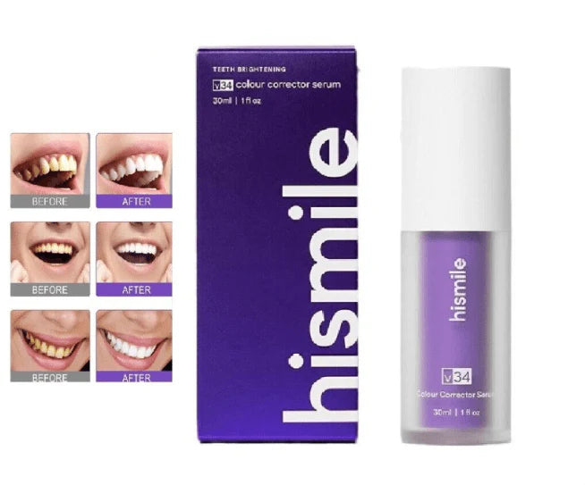 Hismile V34 Instant Teeth Whitening Serum Without Peroxide